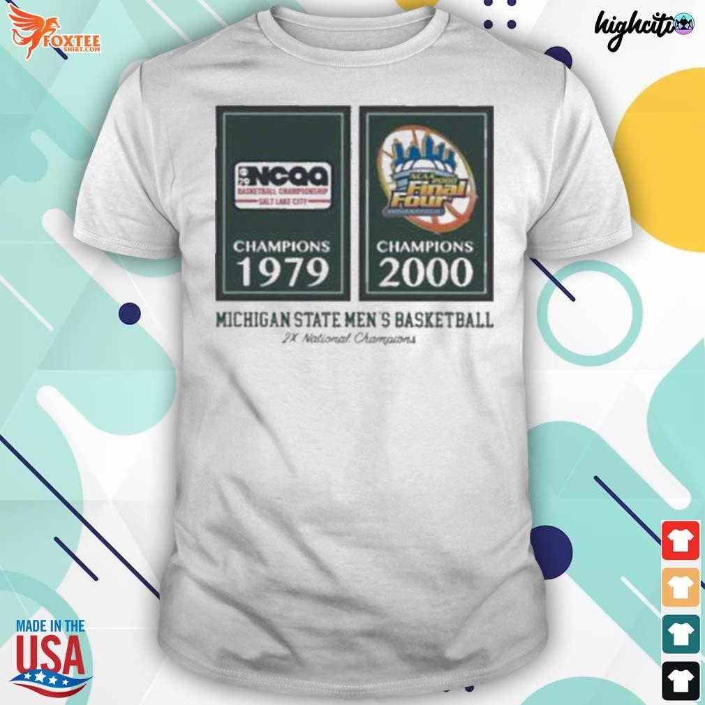 Awesome michigan state men's basketball banners t-shirt