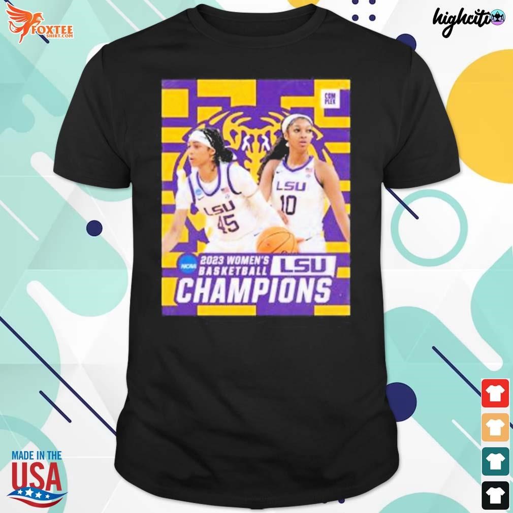 Lsu tigers ncaa 2023 women's basketball champion t-shirt