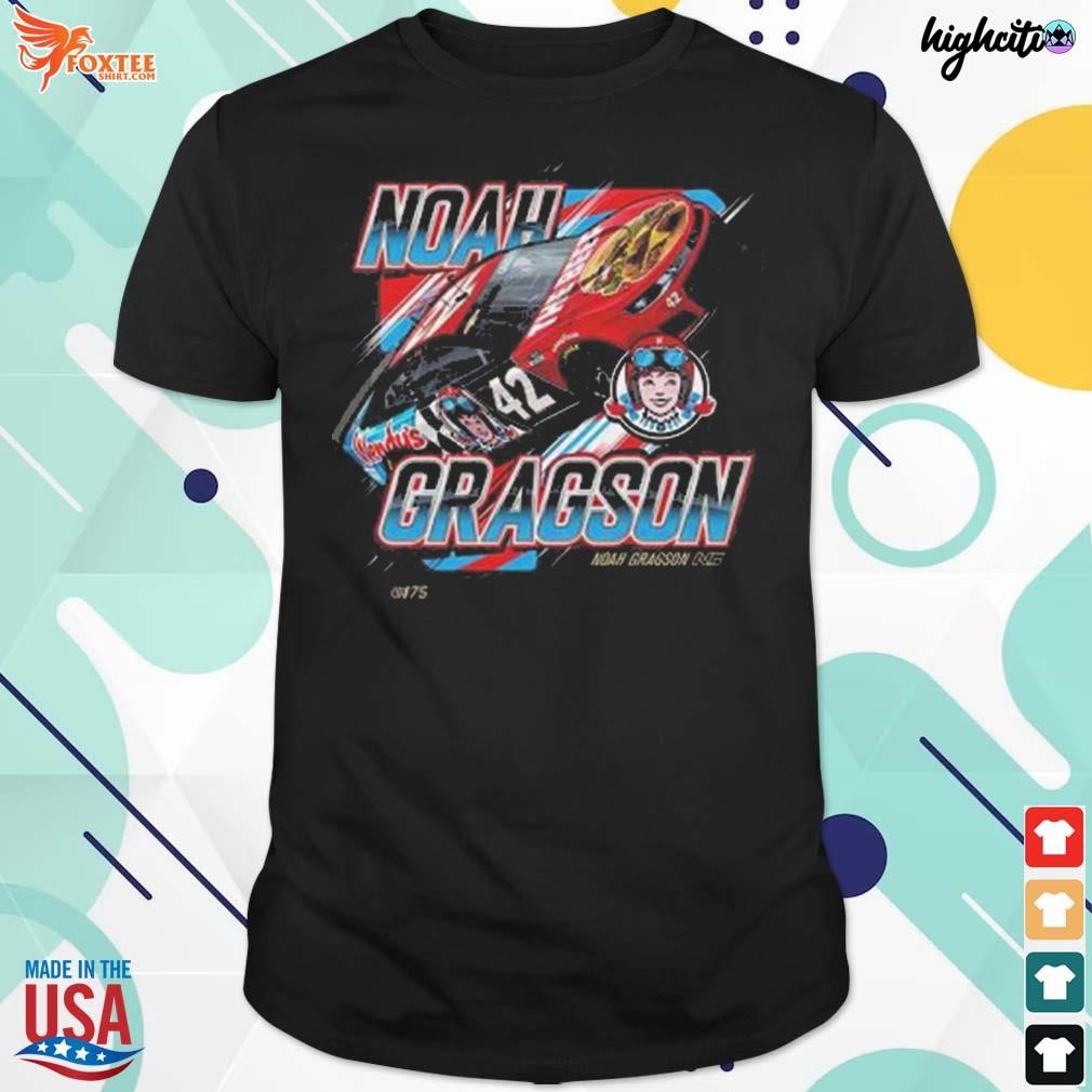 Noah Gragson 42 Wendy's racer girl legacy mc t-shirt