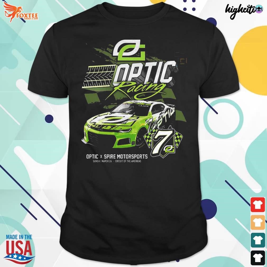 Optic x spire march 26 2023 circuit of the Americas optic racing t-shirt