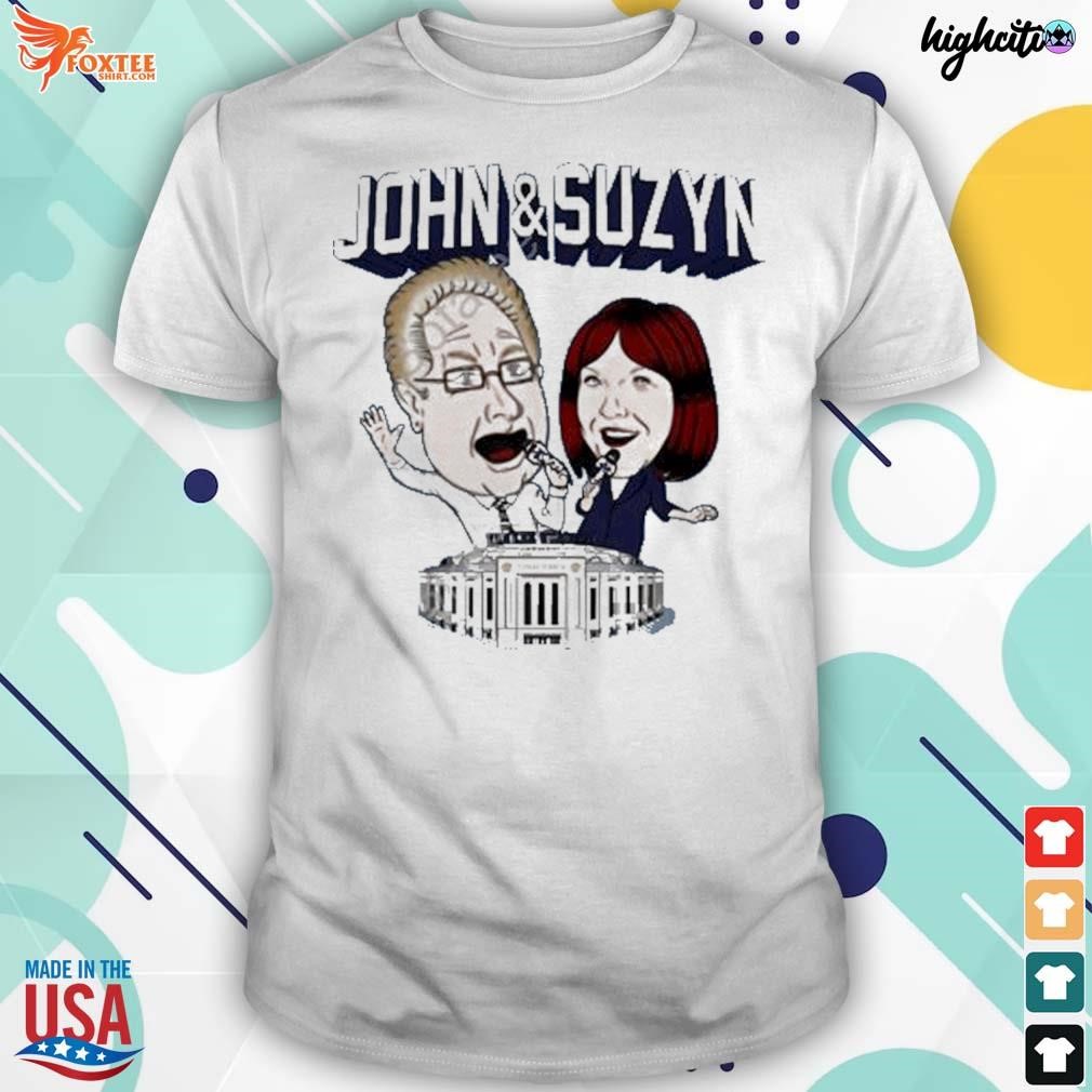 Premium talkin' yanks John and Suzyn t-shirt