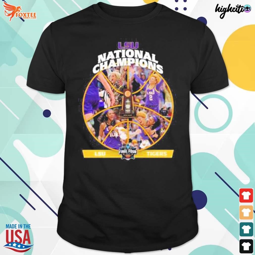 Lsu tigers national champions 2023 women's final four Dallas t-shirt