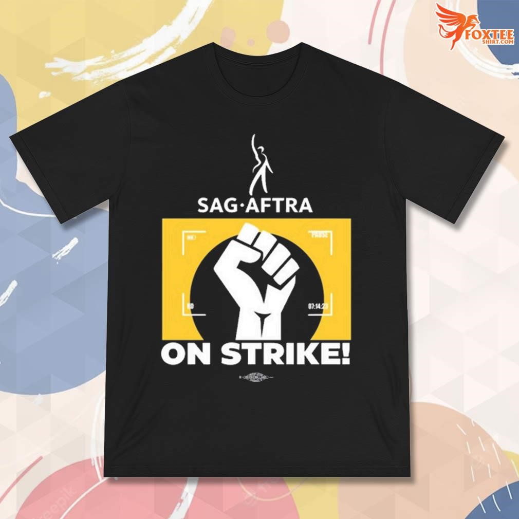 Best Bryan Cranston wearing sag aftra on strike support art design t-shirt