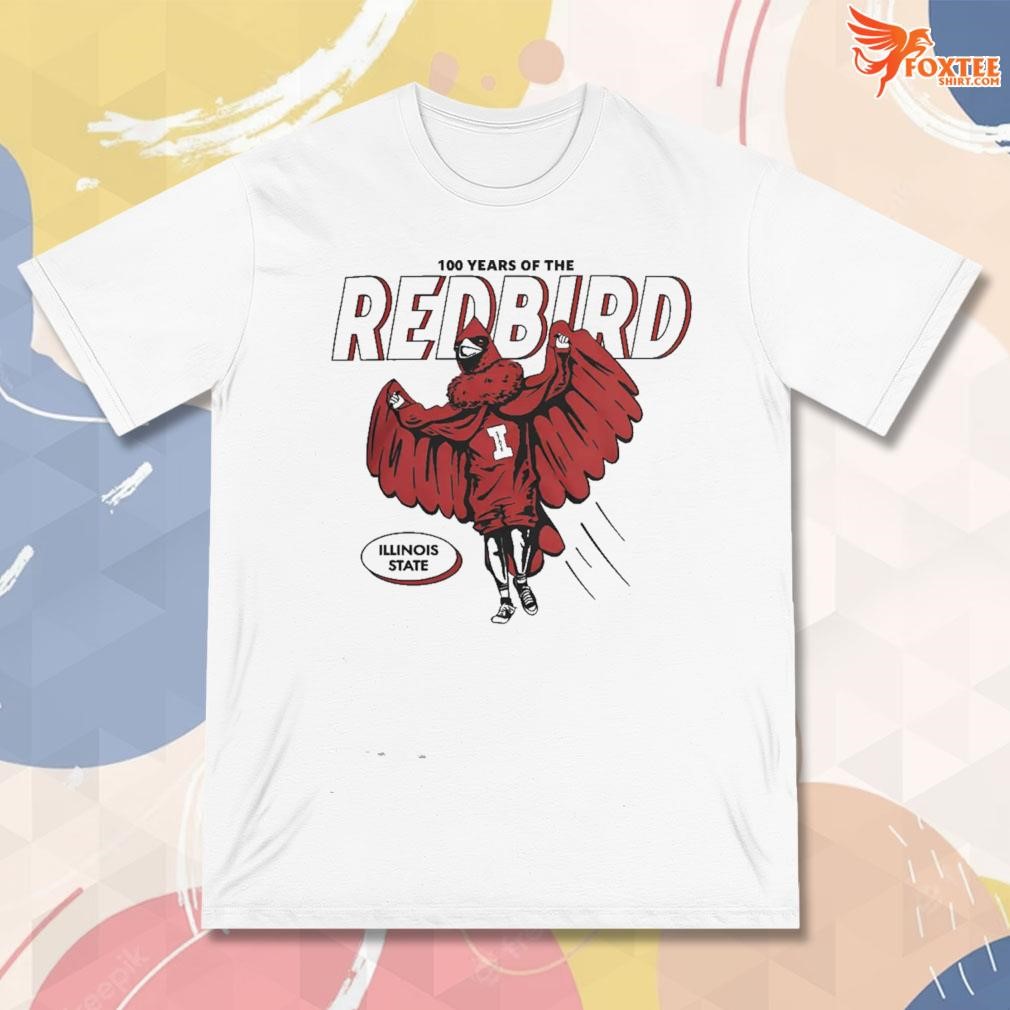 Best Illinois state redbird centennial 100 years of the redbird art design t-shirt