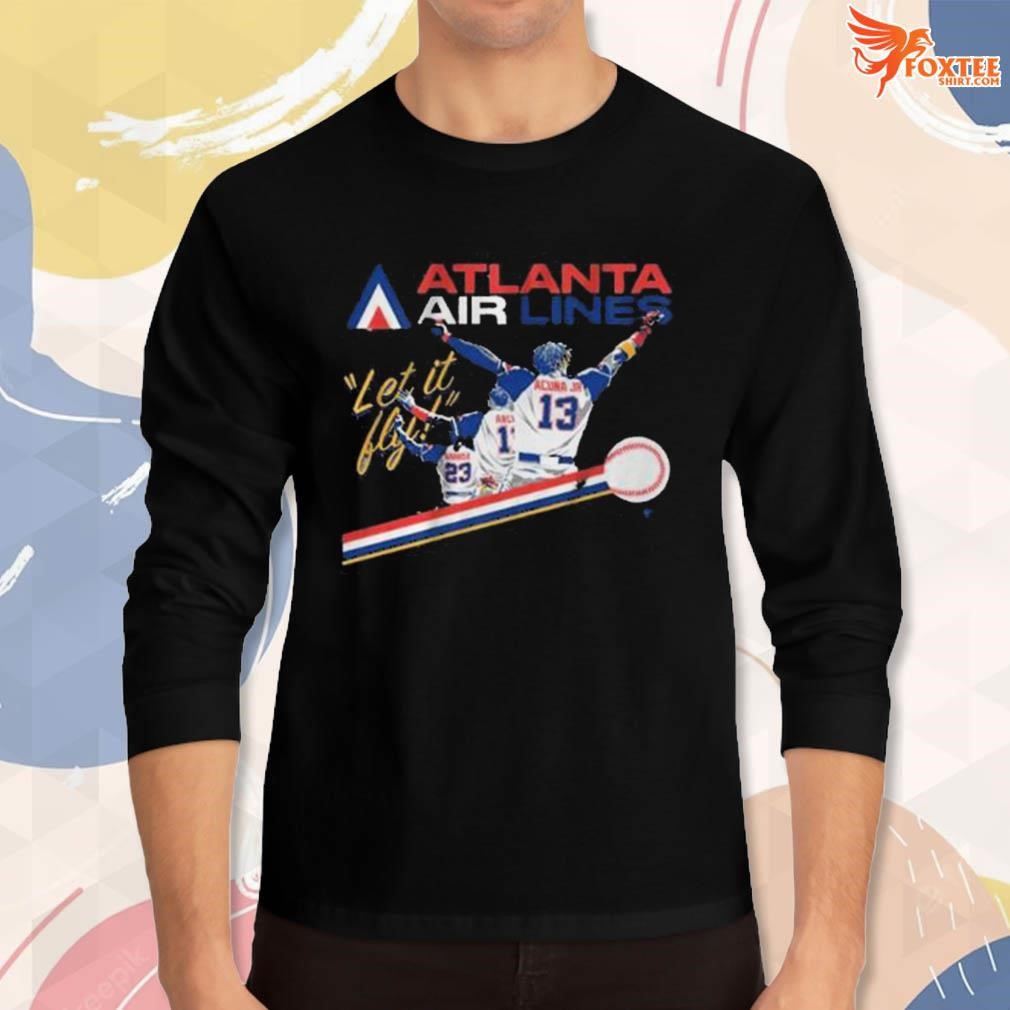 Atlanta Airlines Let It Fly Michael Harris T-Shirt - Teeducks