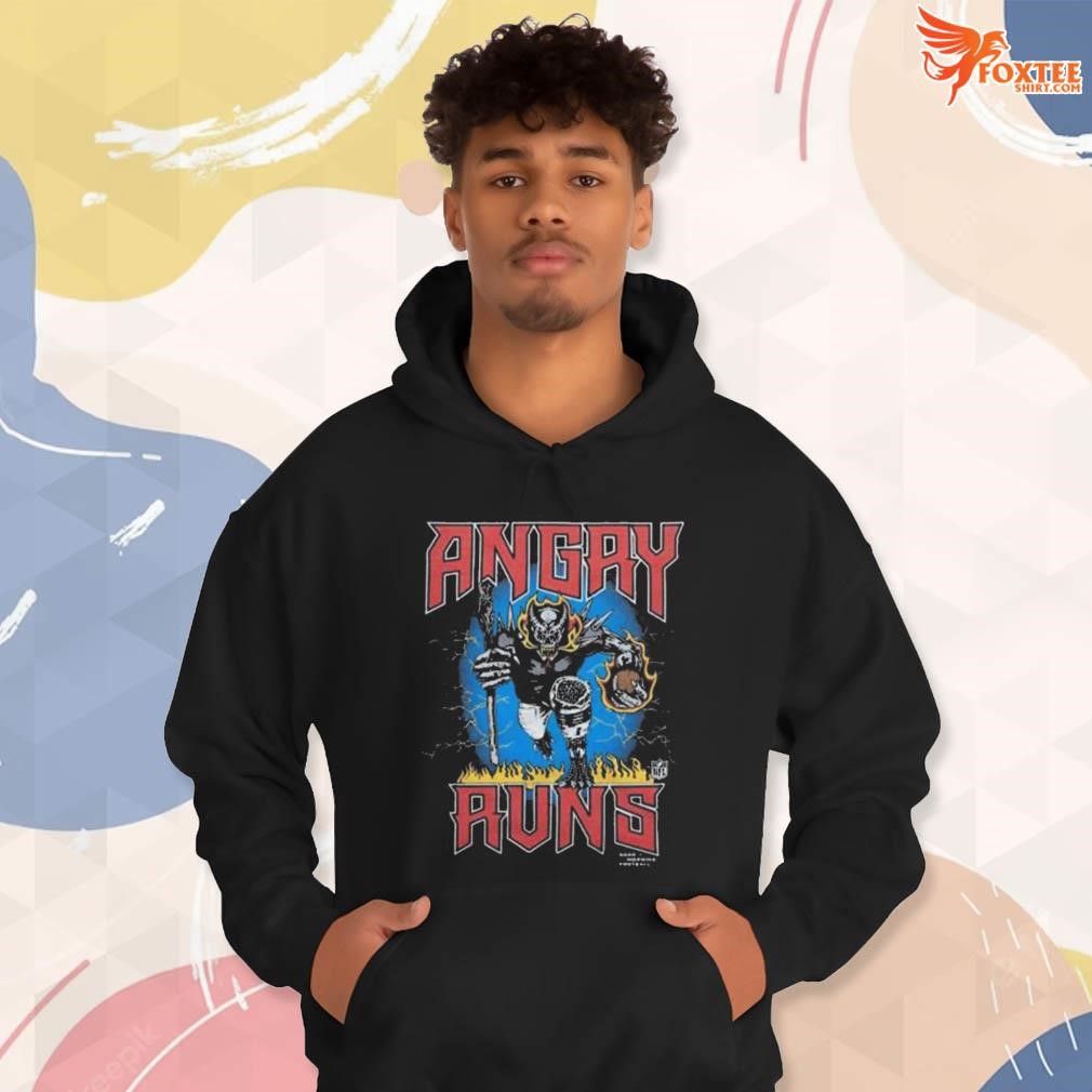 Angry Runs 2023 Tour T-Shirt from Homage. | Officially Licensed Vintage NFL Apparel from Homage Pro Shop.