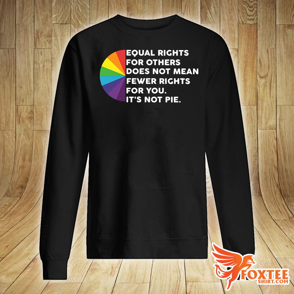 equal rights pie t shirt