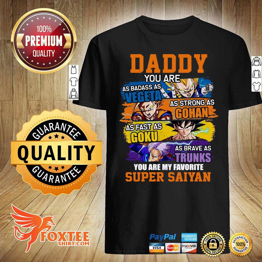 daddy super saiyan shirt