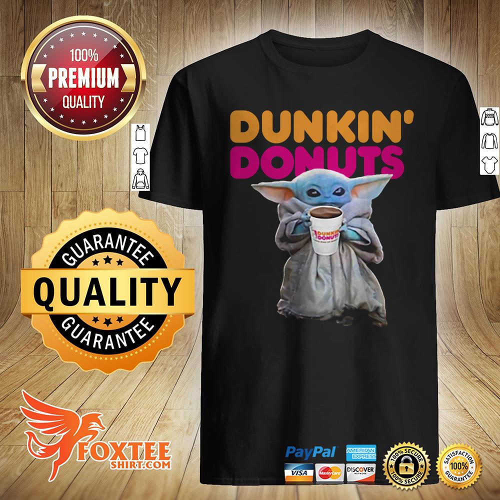 dunkin donuts yoda shirt